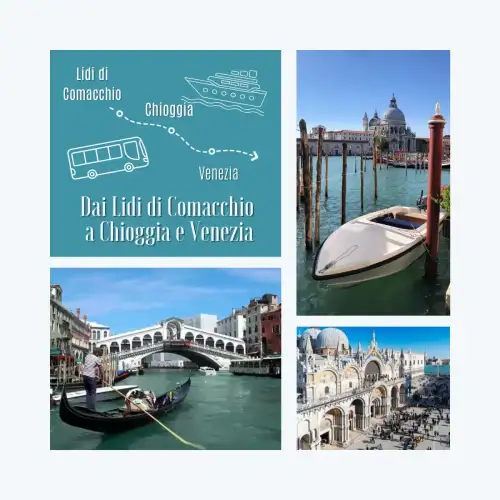 Bus dai Lidi di Comacchio a Chioggia e Venezia